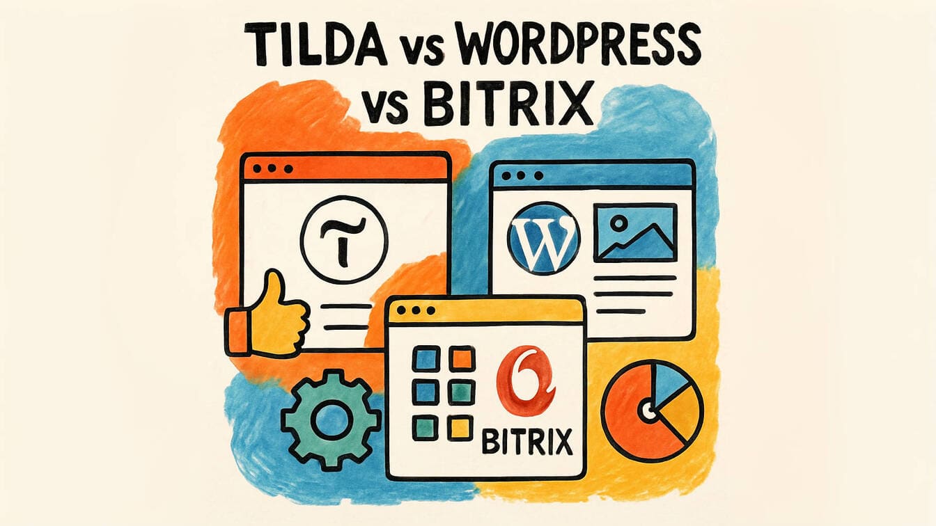 Как выбрать CMS для сайта: Tilda vs WordPress vs Bitrix